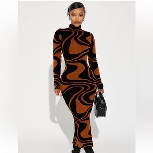 Azaria sweater midi dress